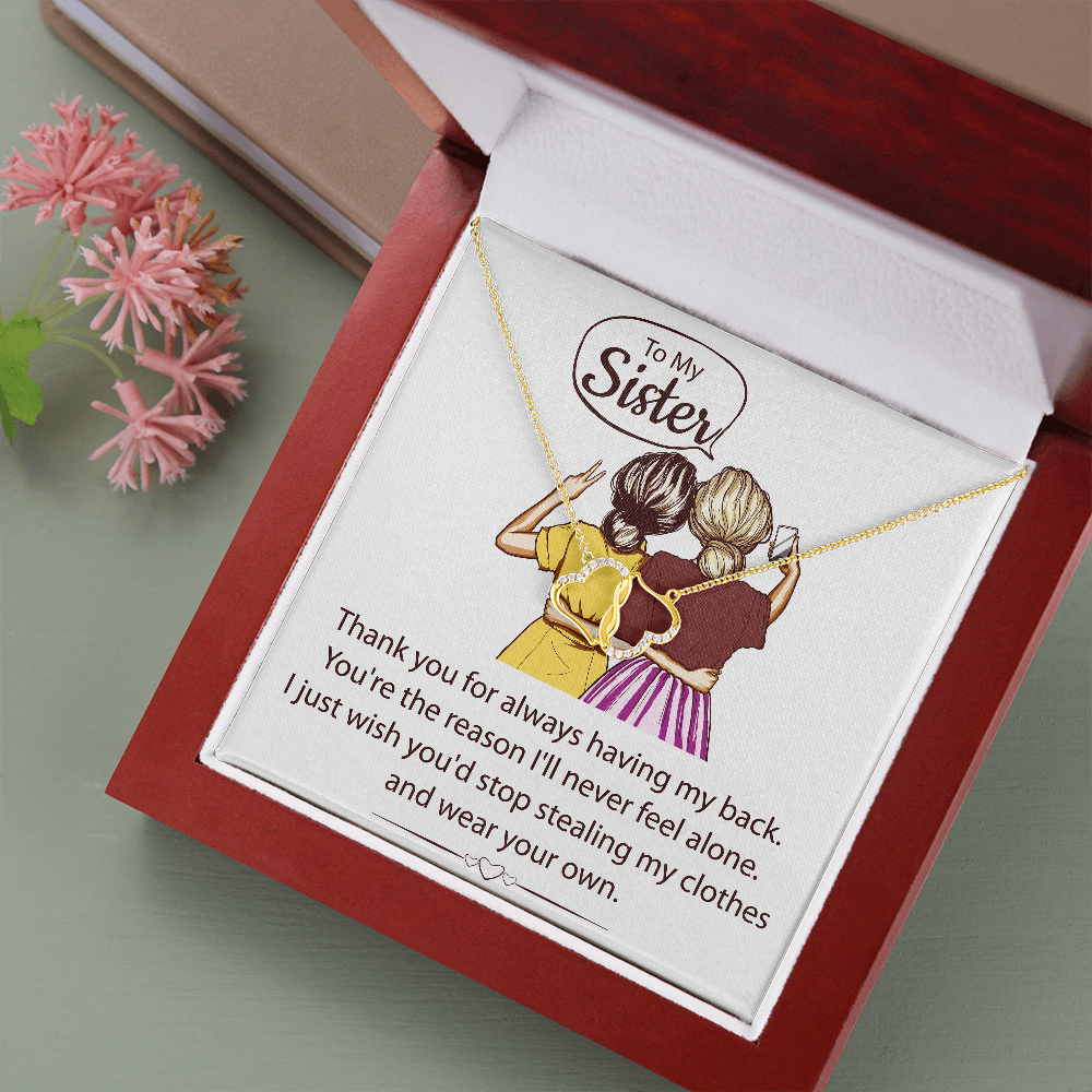 Everlasting Love Pendant Necklace - Sister