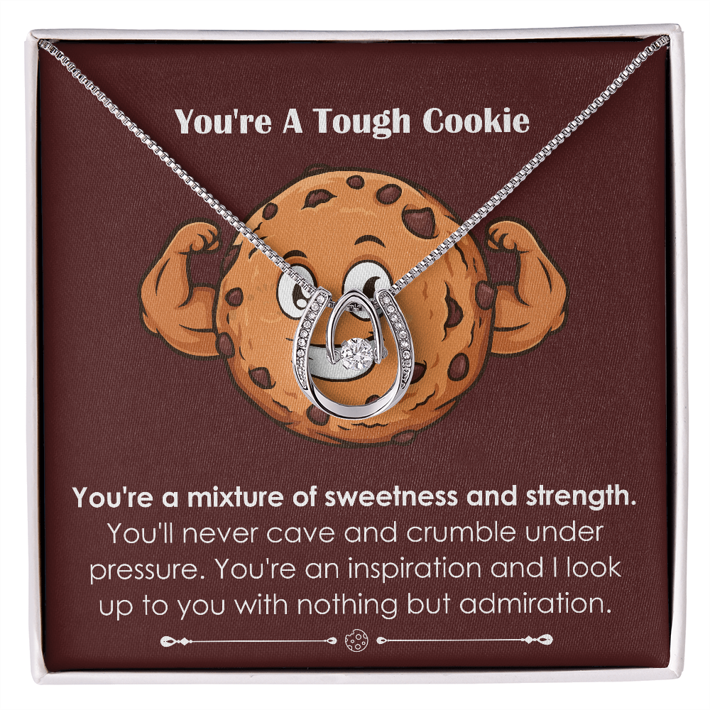 Lucky In Love Pendant Necklace - Tough Cookie