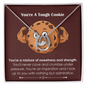 Lucky In Love Pendant Necklace - Tough Cookie