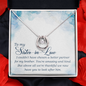 Lucky In Love Pendant Necklace - Sister-In-Law