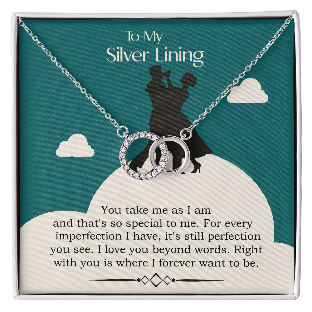 Perfect Pair Pendant Necklace - Silver Lining