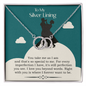 Perfect Pair Pendant Necklace - Silver Lining