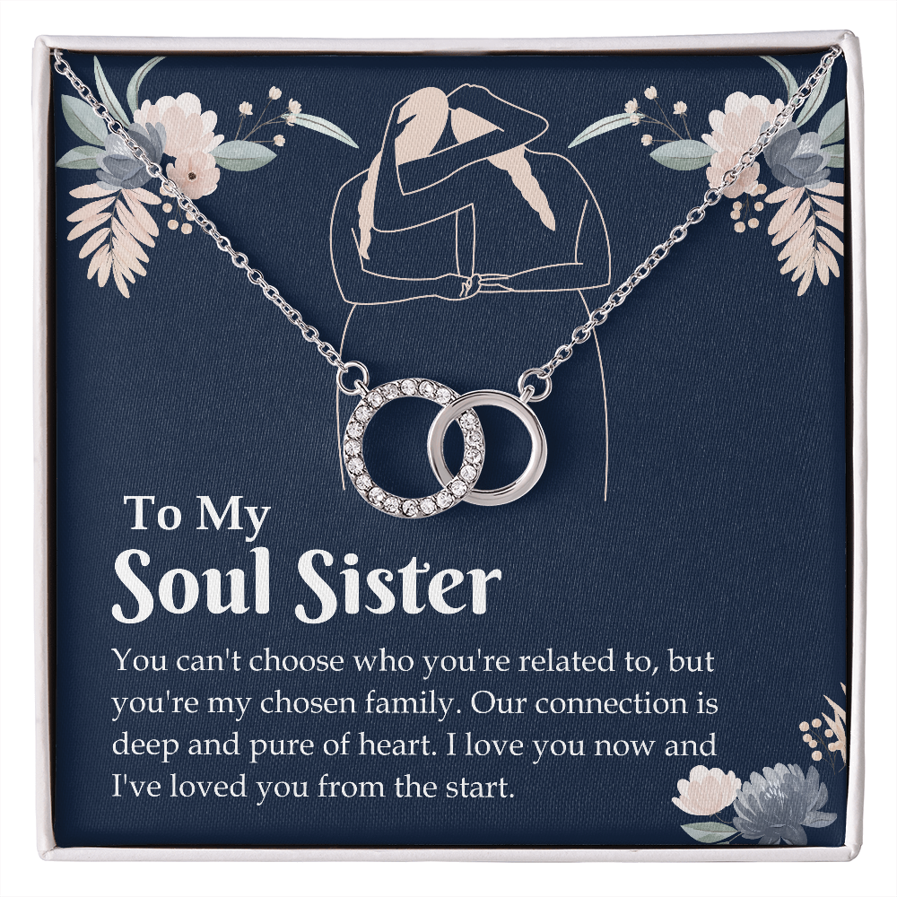 Perfect Pair Pendant Necklace - To My Soul Sister