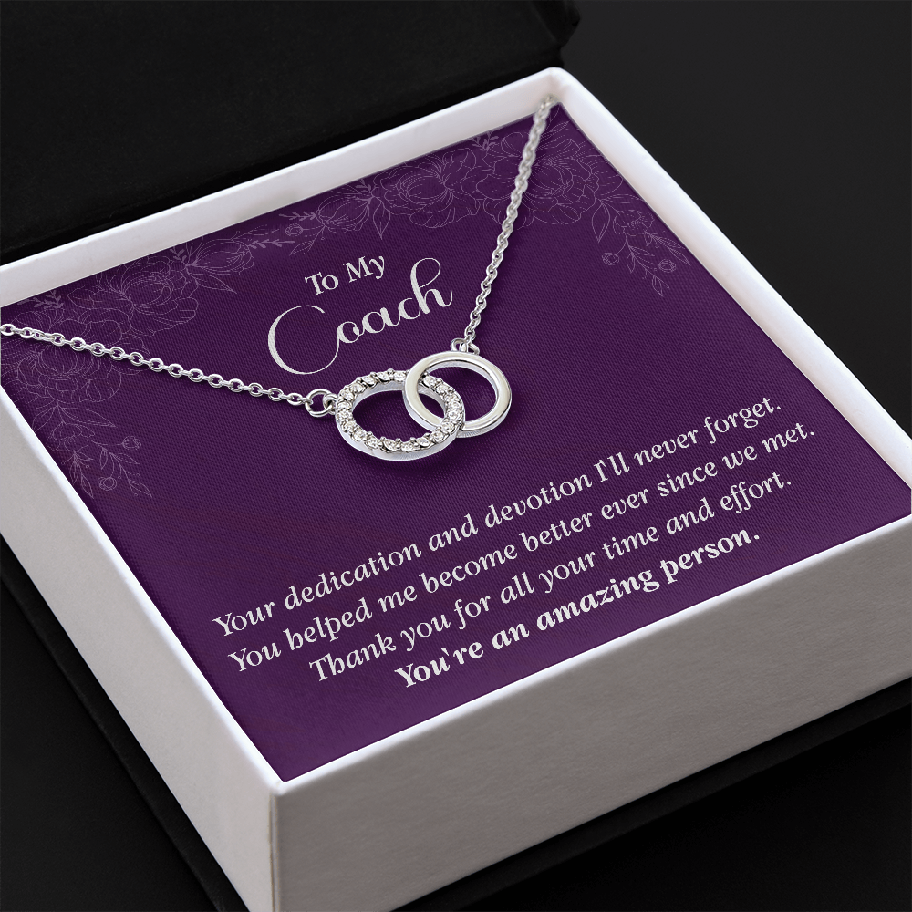 Perfect Pair Pendant Necklace - To My Coach