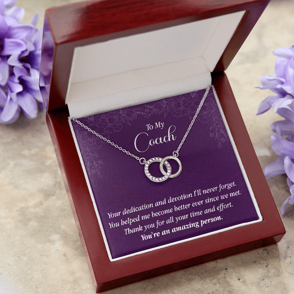 Perfect Pair Pendant Necklace - To My Coach