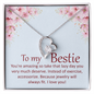 Forever Love Pendant Necklace - To My Bestie