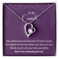 Forever Love Pendant Necklace - To My Coach
