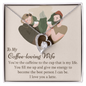 Forever Love Pendant Necklace - Coffee Loving Wife