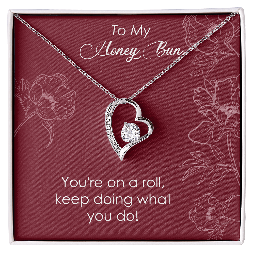 Forever Love Pendant Necklace - Honey Bun