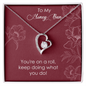Forever Love Pendant Necklace - Honey Bun
