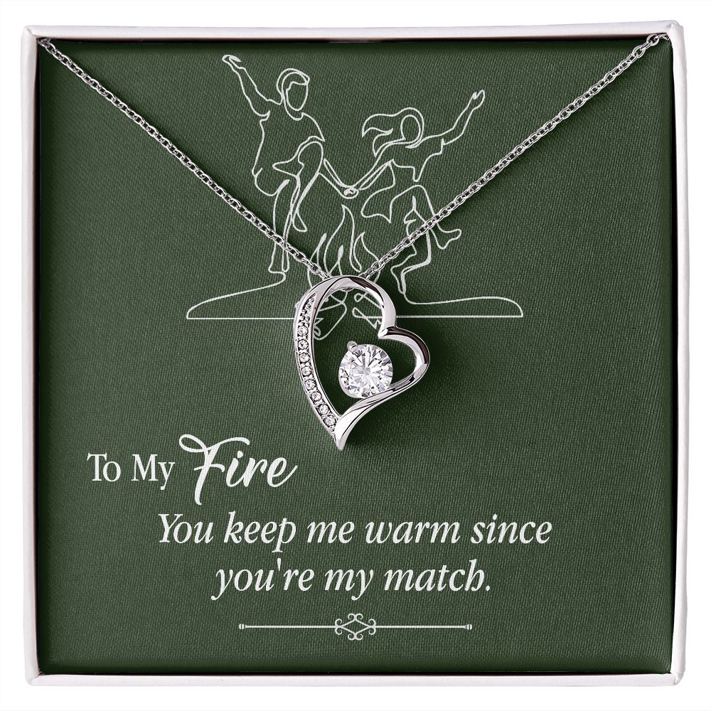 Forever Love Pendant Necklace - To My Fire