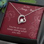 Forever Love Pendant Necklace - Honey Bun