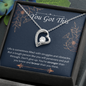 Forever Love Pendant Necklace - You Got This
