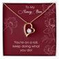 Forever Love Pendant Necklace - Honey Bun