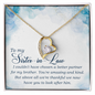 Forever Love Pendant Necklace - Sister-In-Law