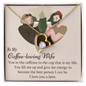 Forever Love Pendant Necklace - Coffee Loving Wife
