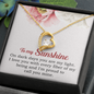 Forever Love Pendant Necklace - To My Sunshine