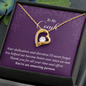 Forever Love Pendant Necklace - To My Coach