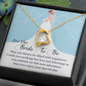 Forever Love Pendant Necklace - Bride to Be