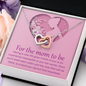 Interlocking Hearts Pendant Necklace - Expecting Mother