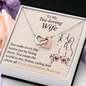 Interlocking Hearts Pendant Necklace - Tea Loving Wife