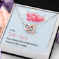 Interlocking Hearts Pendant Necklace - To My Better Half