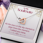 Interlocking Hearts Pendant Necklace - To My Soulmate