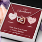 Interlocking Hearts Pendant Necklace - Sweetheart