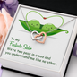 Interlocking Hearts Pendant Necklace - Fantastic Sister