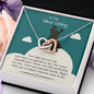 Interlocking Hearts Pendant Necklace - Silver Lining