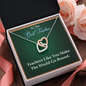 Interlocking Hearts Pendant Necklace - Best Teacher
