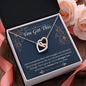 Interlocking Hearts Pendant Necklace - You Got This