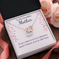 Interlocking Hearts Pendant Necklace - To My Mother