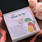 Interlocking Hearts Pendant Necklace - Mom To Be