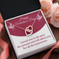 Interlocking Hearts Pendant Necklace - Happy Valentine's Day