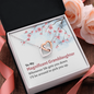 Interlocking Hearts Pendant Necklace - Granddaughter