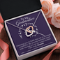 Interlocking Hearts Pendant Necklace - To My Grandmother