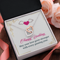 Interlocking Hearts Pendant Necklace - Happy Wedding