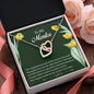 Interlocking Hearts Pendant Necklace - To My Mentor