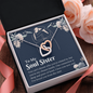 Interlocking Hearts Pendant Necklace - Soul Sister