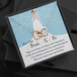 Interlocking Hearts Pendant Necklace - For The Bride To Be