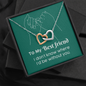 Interlocking Hearts Pendant Necklace - Best Friend