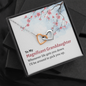 Interlocking Hearts Pendant Necklace - Granddaughter