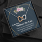 Interlocking Hearts Pendant Necklace - Mother-In-Law