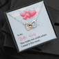 Interlocking Hearts Pendant Necklace - To My Better Half