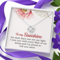 Love Knot Pendant Necklace - To My Sunshine