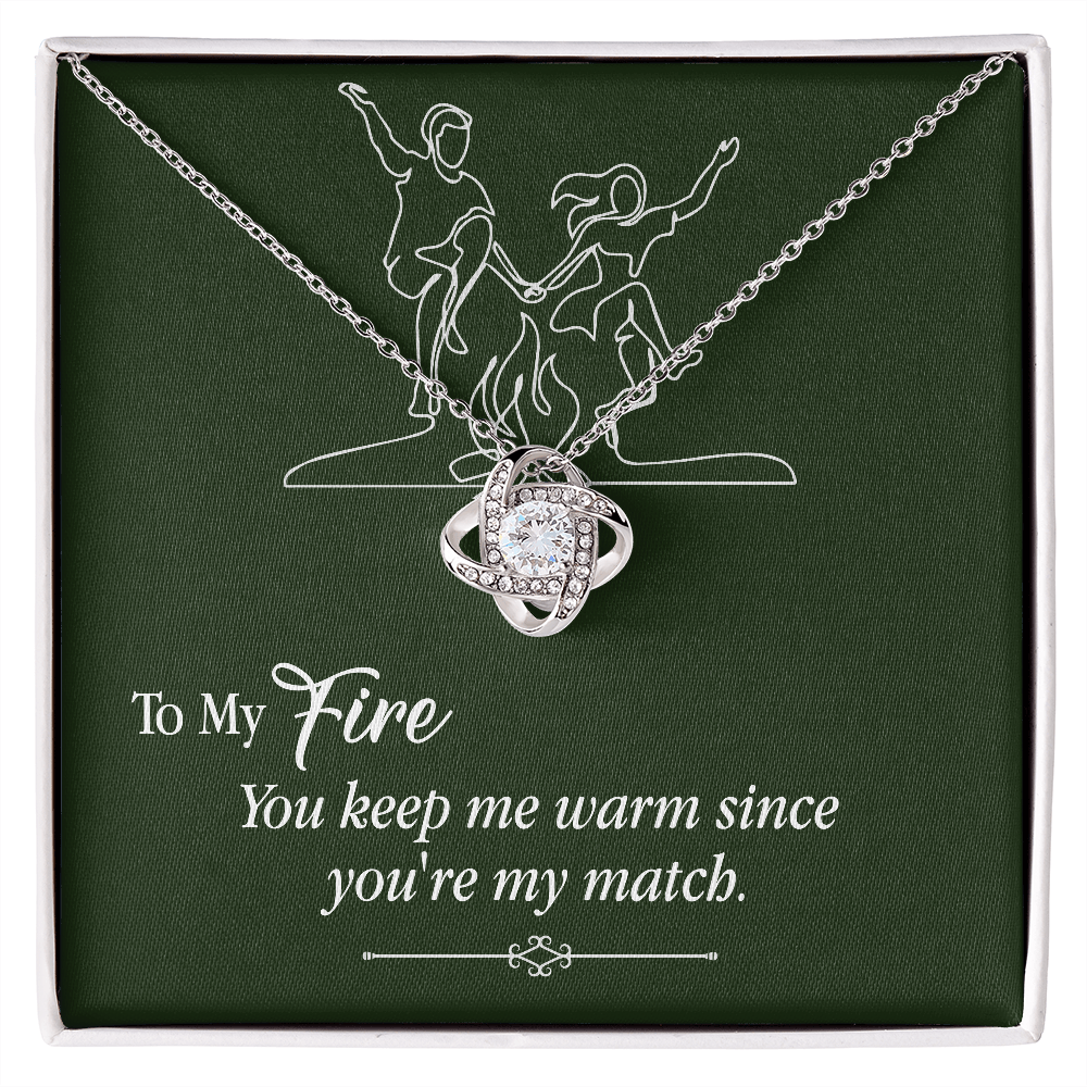 Love Knot Pendant Necklace - To My Fire