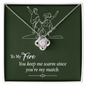 Love Knot Pendant Necklace - To My Fire