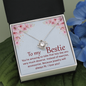Love Knot Pendant Necklace - To My Bestie