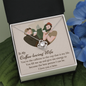 Love Knot Pendant Necklace - Coffee Loving Wife